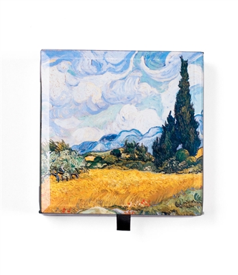 Wheat Field With Cypresses / Van gogh Keepsake Box