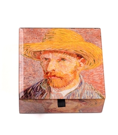 Vincent van Gogh Self-Portrait  with a Straw Hat