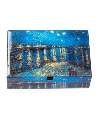 Starry Night Over The Rhone  Keepsake Box