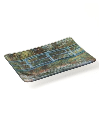 Bridge Over a Pond of Lilies Decorative Dish