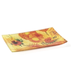 Sunflowers Decorative Dish