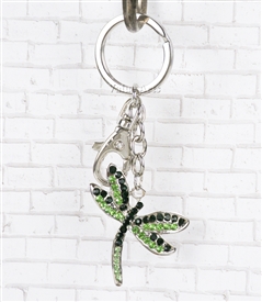 Green Dragonfly Key Chain/Purse Jewelry