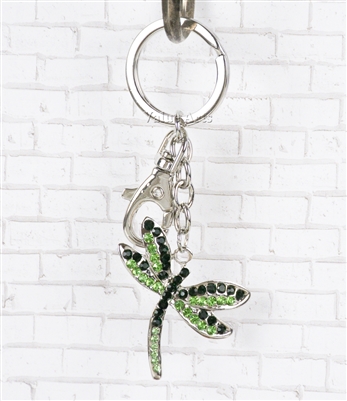 Green Dragonfly Key Chain/Purse Jewelry