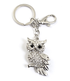 Owl on Branch Key Chain/Purse Jewelry