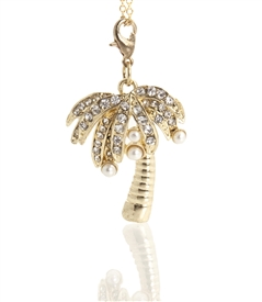 Gold Plated Palm Tree Charm