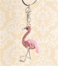 Pink Flamingo Key Chain/Purse Jewelry