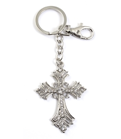Crystal Cross Purse Jewelry/Key Chain