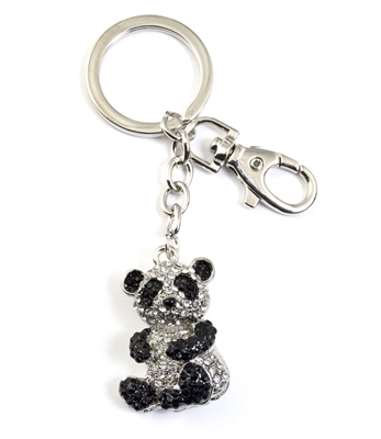 Crystal Panda Bear Purse Jewelry /Key Chain