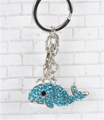 Blue Whale Key Chain/Purse Jewelry