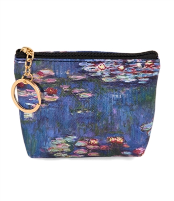 Monet Water Lilies Change Purse