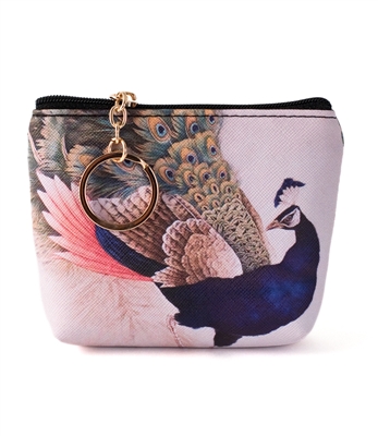 Peacock Keyring Coin Purse