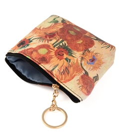 Sunflowers Key Ring Coin Purse