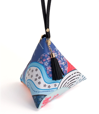 Kimono Triangle Wristlet Clutch Purse
