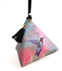 Hummingbird Triangle Wristlet Clutch Purse