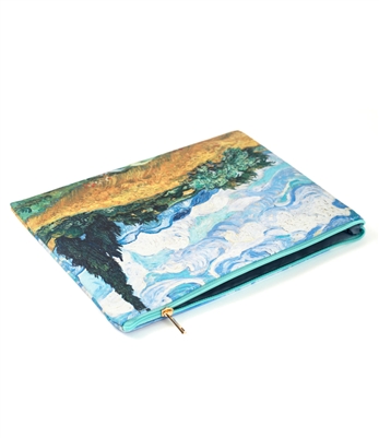 Wheat Field Extra Large Accessories Pouch