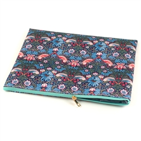 William Morris Strawberry Thief Large Travel Size Accessories Pouch