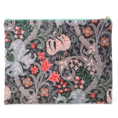 William Morris Golden Lily Large Travel Size Pouch
