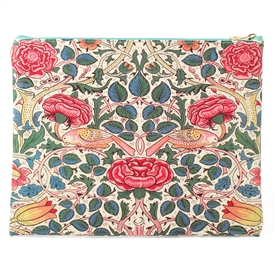 Red Rose Large Travel Accessories Pouch