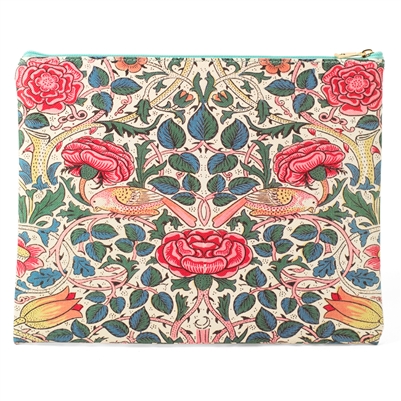 Red Rose Large Travel Accessories Pouch