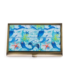 Mermaid Vintage Card Case