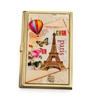 Hot Air Balloon Eiffel Tower Card Case