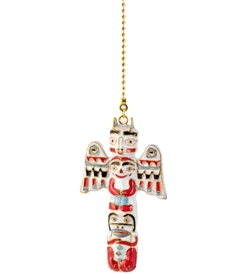 Cloisonne Totem Pole Fan Pull Chain