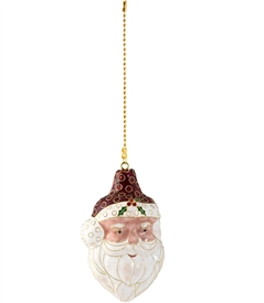 Cloisonne Santa Fan Pull Chain