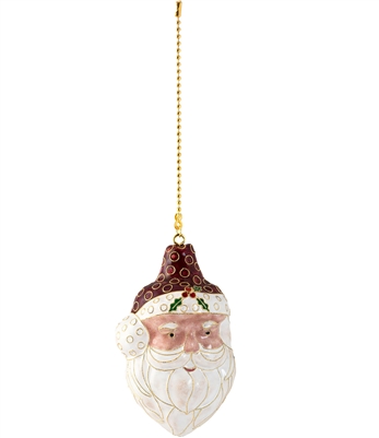 Cloisonne Santa Fan Pull Chain