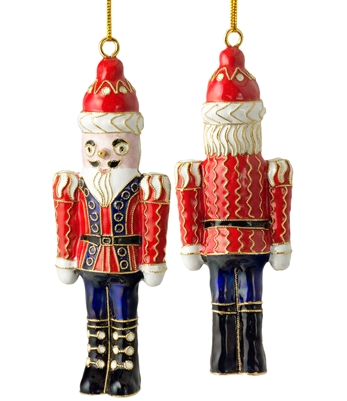 Cloisonne Nutcracker Ornament