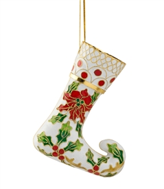 Cloisonne Stocking Ornament