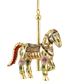 carousel horse ornament