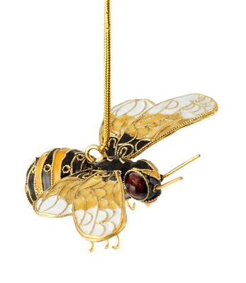 Cloisonne Bumble Bee Ornament