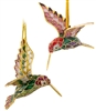 Cloisonne Hummingbird Ornament