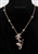 Rose Gold Plating with Seashell Dolphin Pendant Necklace
