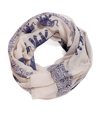 Elephant Print Scarf