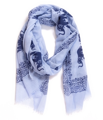 Elephant Print Scarf