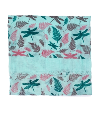 Botanical Dragonfly Scarf