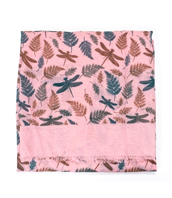Botanical Dragonfly Scarf
