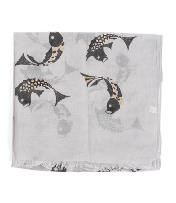 Oriental Good Luck Fish Scarf