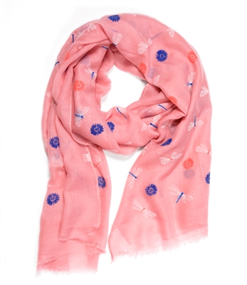 Dragonfly scarf