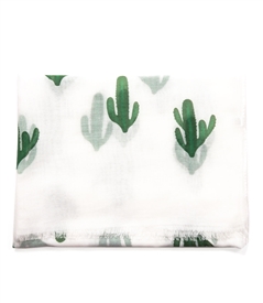 Cactus Scarf in White