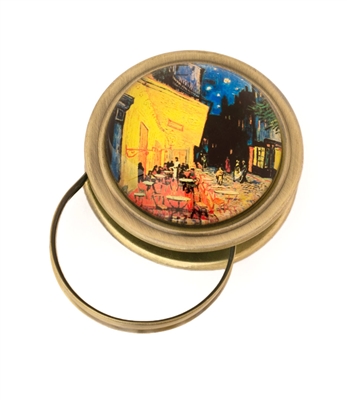 Cafe Terrace At Night  Folding Magnifier