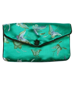 Large Butterfly Silk Pouch