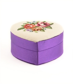 32 Count Petit Point Keepsake Box