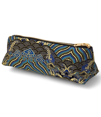 silk pencil pouch