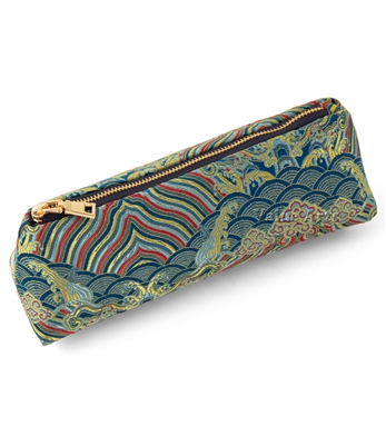 silk pencil pouch