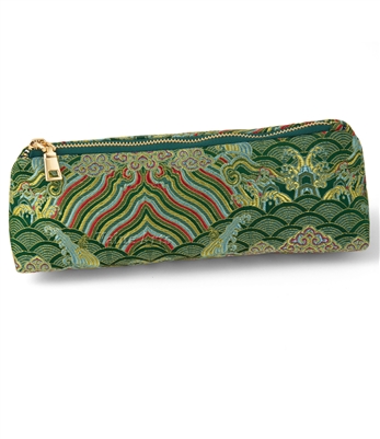 silk pencil pouch