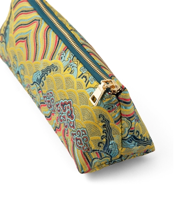 silk pencil pouch