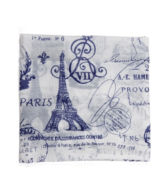 Paris Themed Scarf