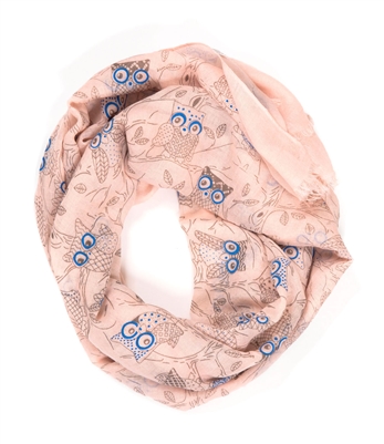 Owl On Branch Scarf